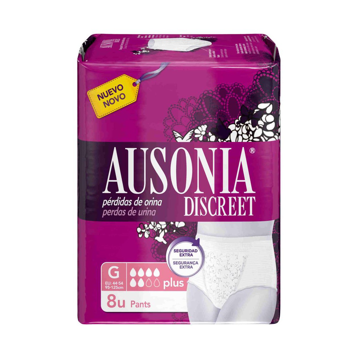 ausonia discreet pants plus tg 8