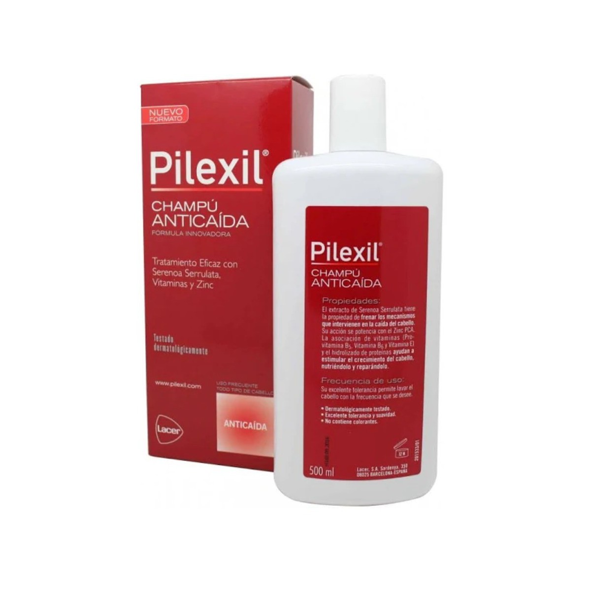 pilexil 500 ml champu anticaida