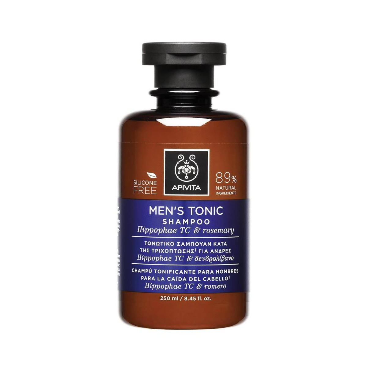 apivita men tonic shampoo 250 ml