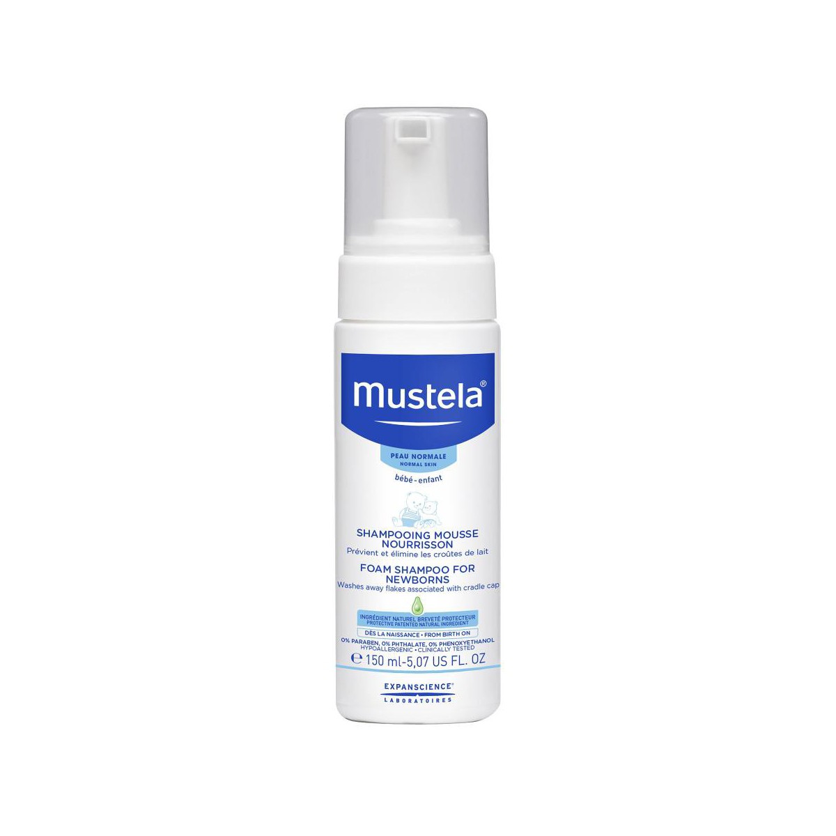 mustela champu recien nacido 150 ml
