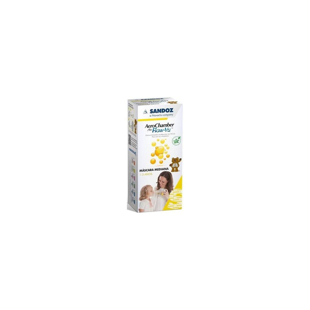 aerochamber camara flow vu neonato