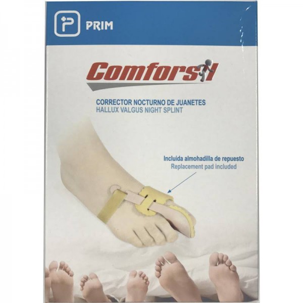 comforsil corrector juanetes nocturno izquierdo 1 unidad cc252