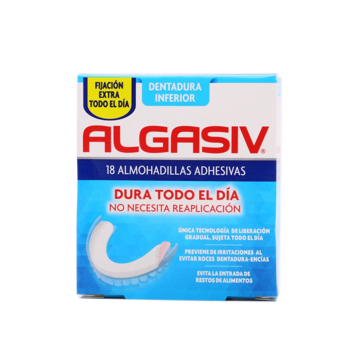 algasiv dentadura inferior 18 almohadillas