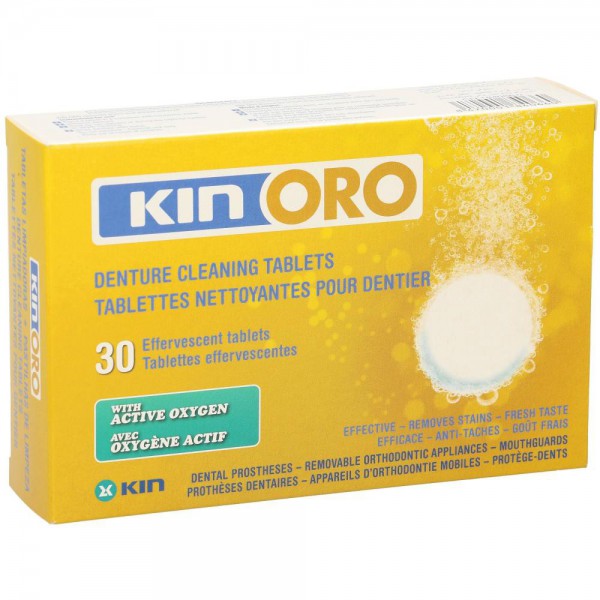kin oro 30 tabletas limpiadoras