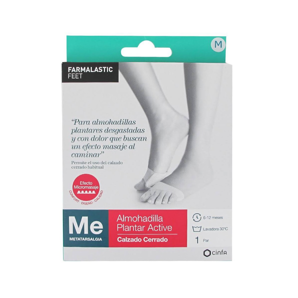 farmalastic almohadilla plantar active m
