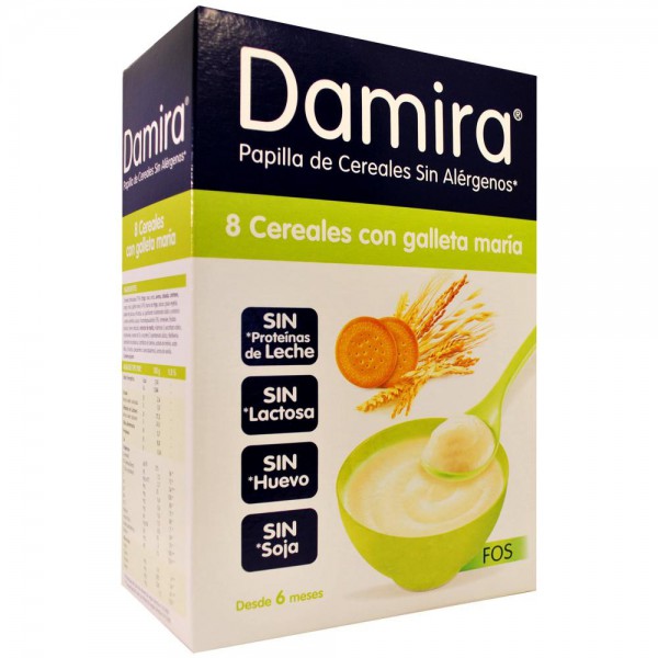 damira 8 cereales con galleta 600g