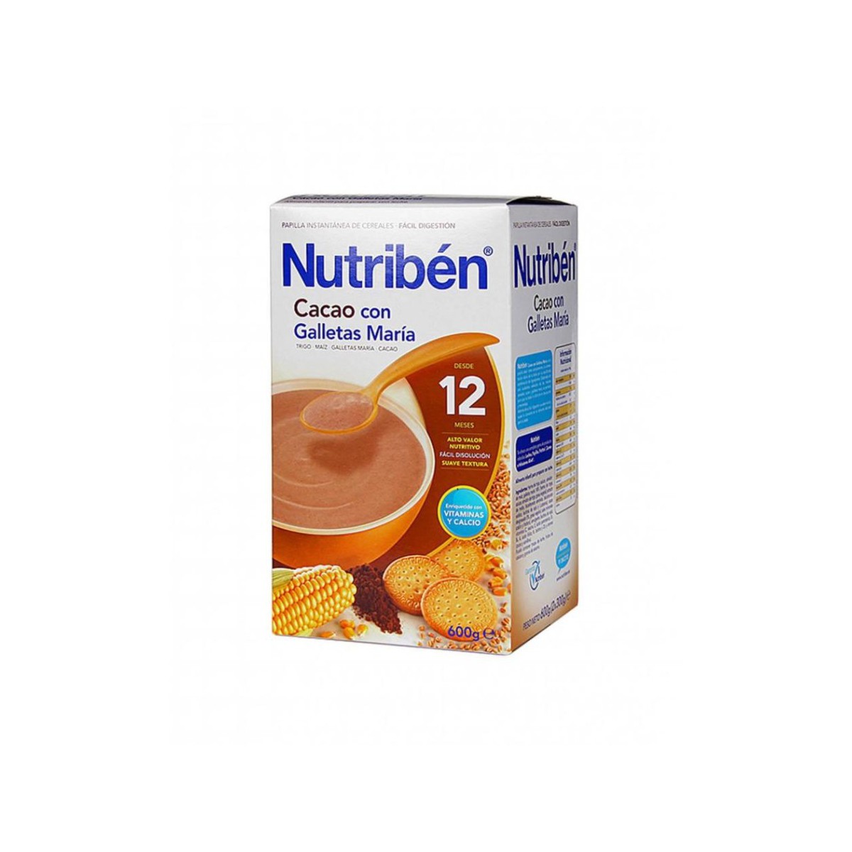 nutriben cacao con galletas maria 500 gr