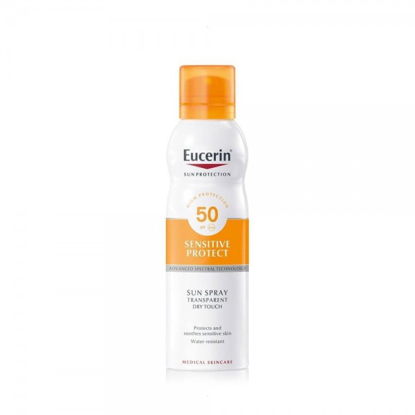 eucerin sun spray transparente dry touch spf50 200 ml