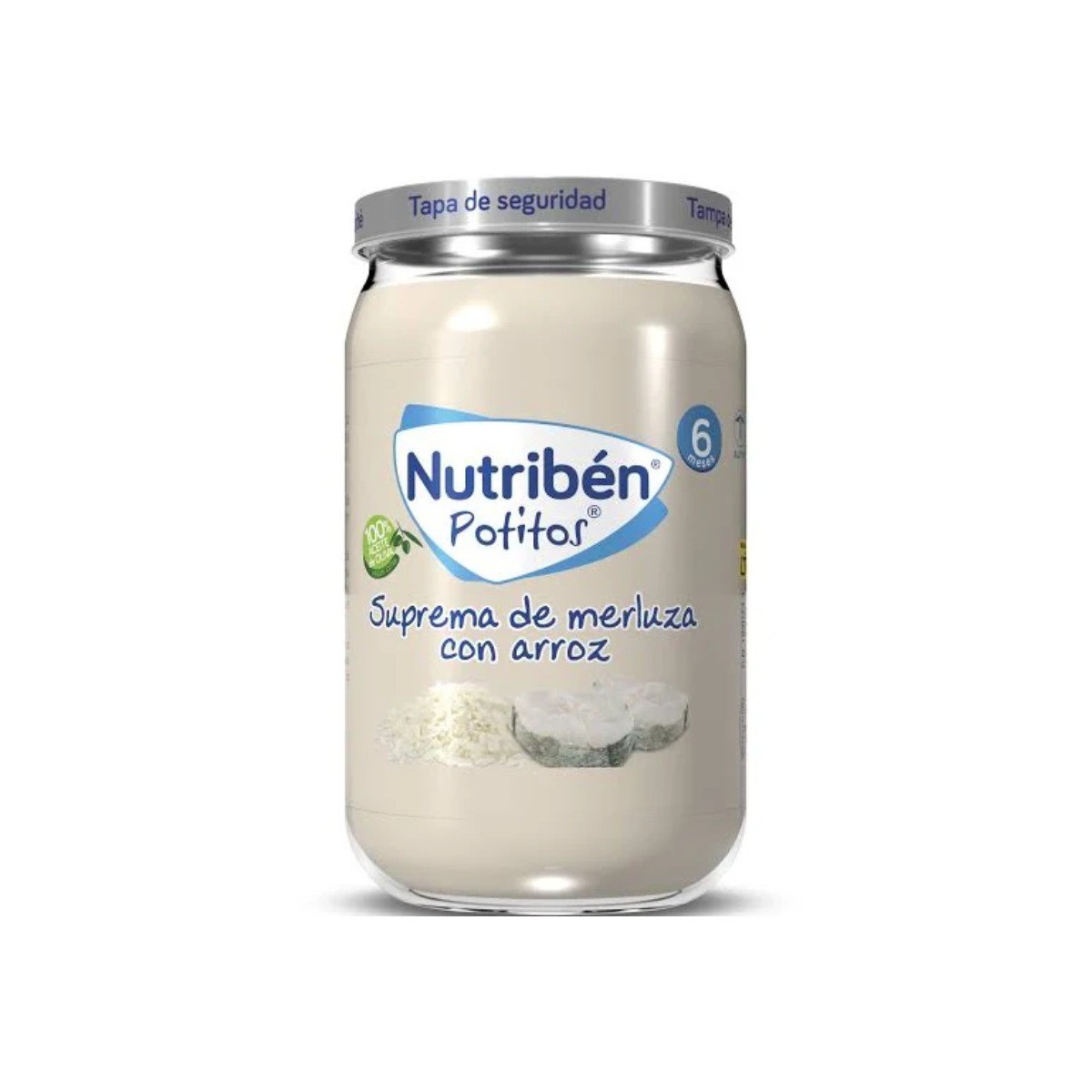 nutriben potito suprema de merluza con arroz 235gr