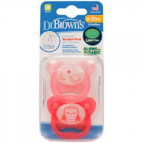 dr brown chupete nocturno 6 12 meses