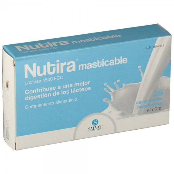 nutira lactasa masticable 28 comprimidos