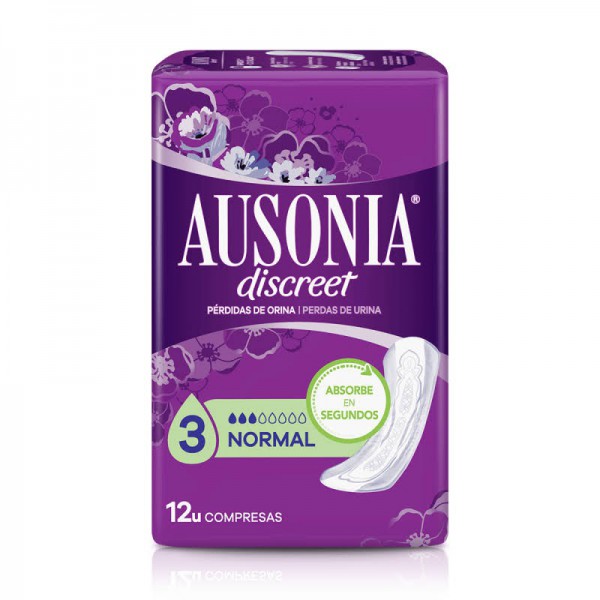 ausonia compresas discreet 12 normal