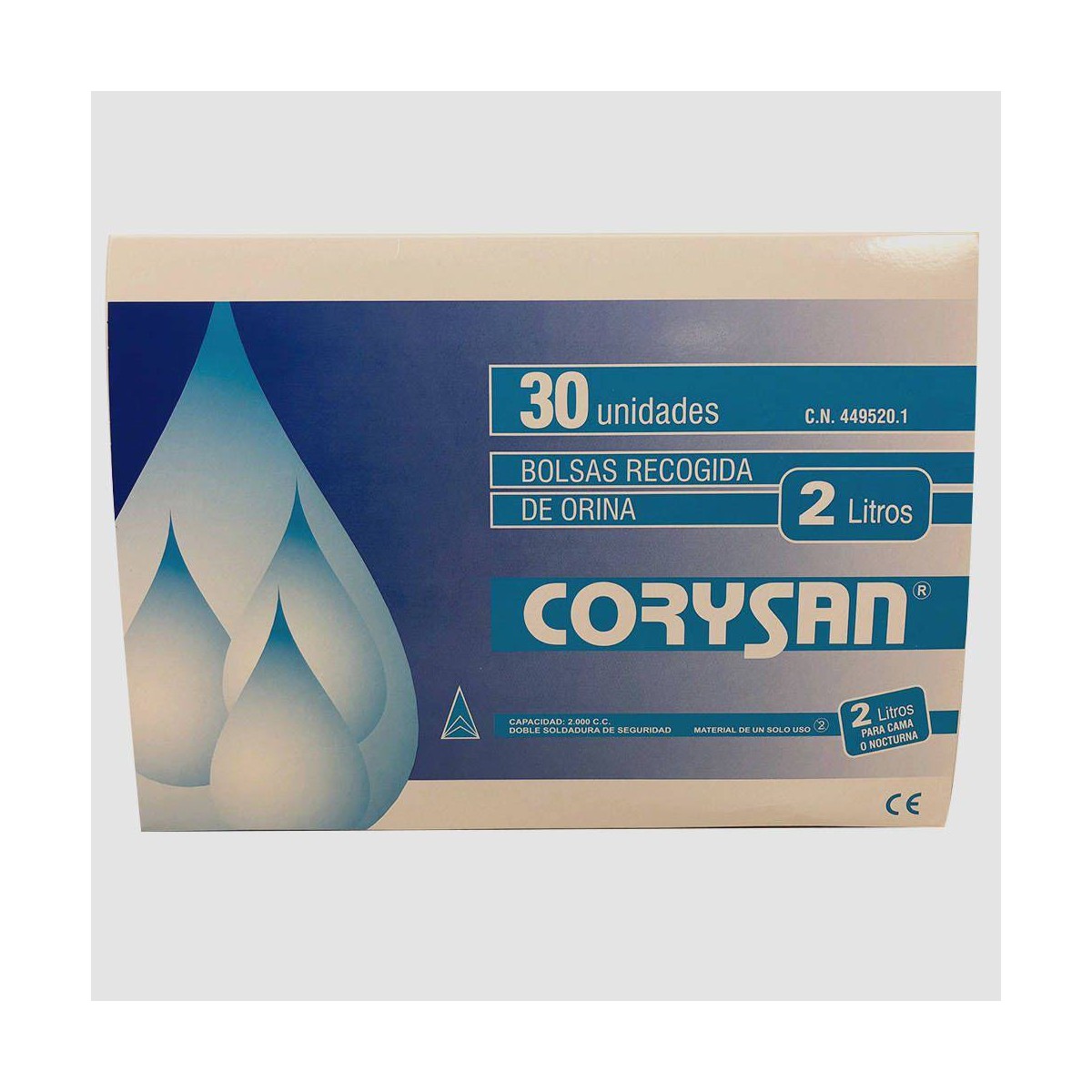 bolsa orina corysan 2 l 30 und