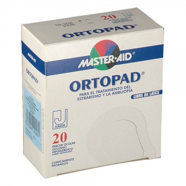 ortopad parche ocular junior 20