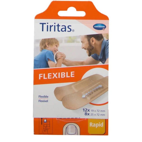 tiritas elastic rapid textil 20 u